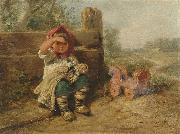 Wilhelm Busch Waiting for friends France oil painting artist